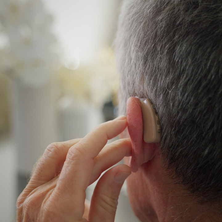 BTE Hearing Aid in Action